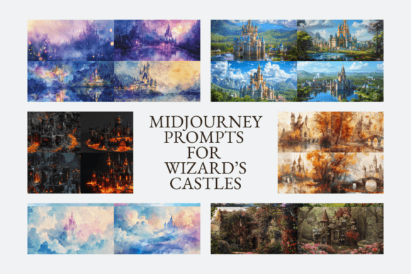 Download Midjourney Prompts for Wizard’s Castles - Midjourney Collection