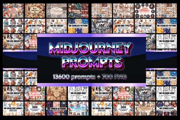 Download Midjourney Prompts PNG Bundle - Midjourney Collection